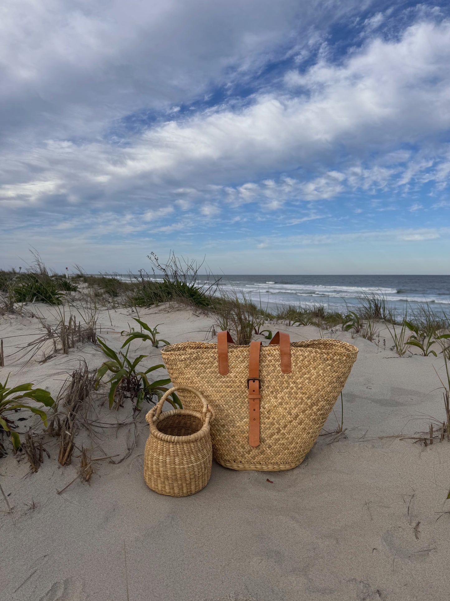 Large Market Straw Bag